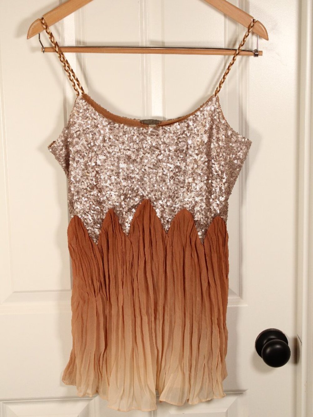 Buckle Gimmicks BKE Sequined ombre cami going out top y2k vintage Size M